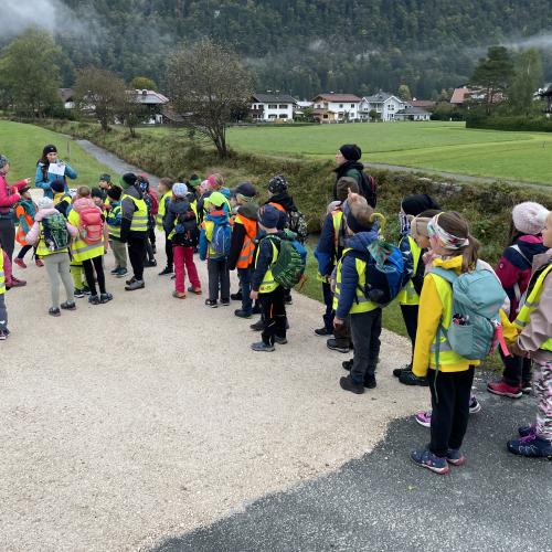 Start der Wanderung