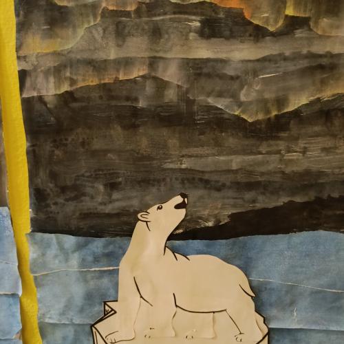 Eisbären in der Arktis