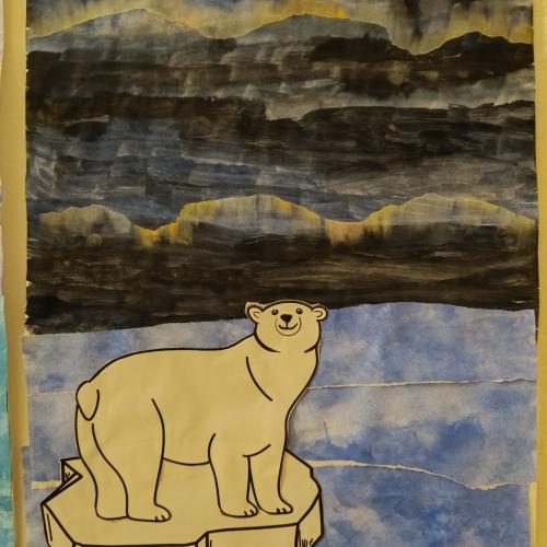 Eisbären in der Arktis