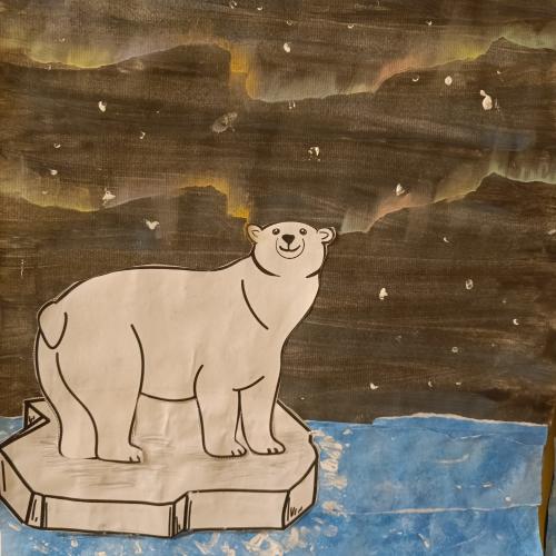 Eisbären in der Arktis