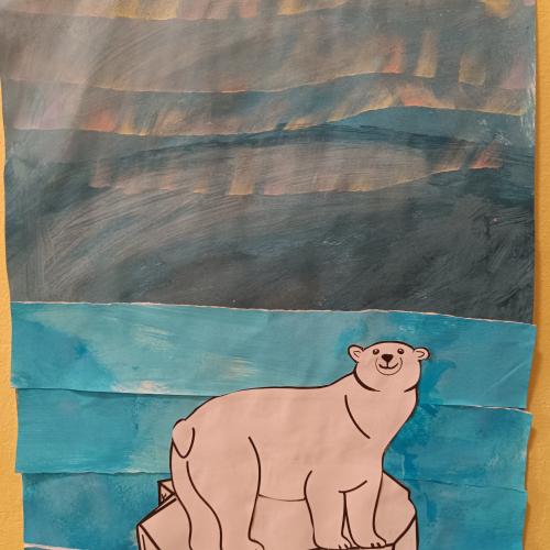 Eisbären in der Arktis